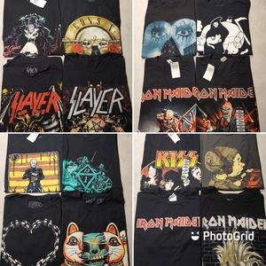 Huge Lot of Hot Topic Heavy Metal Band Shirts